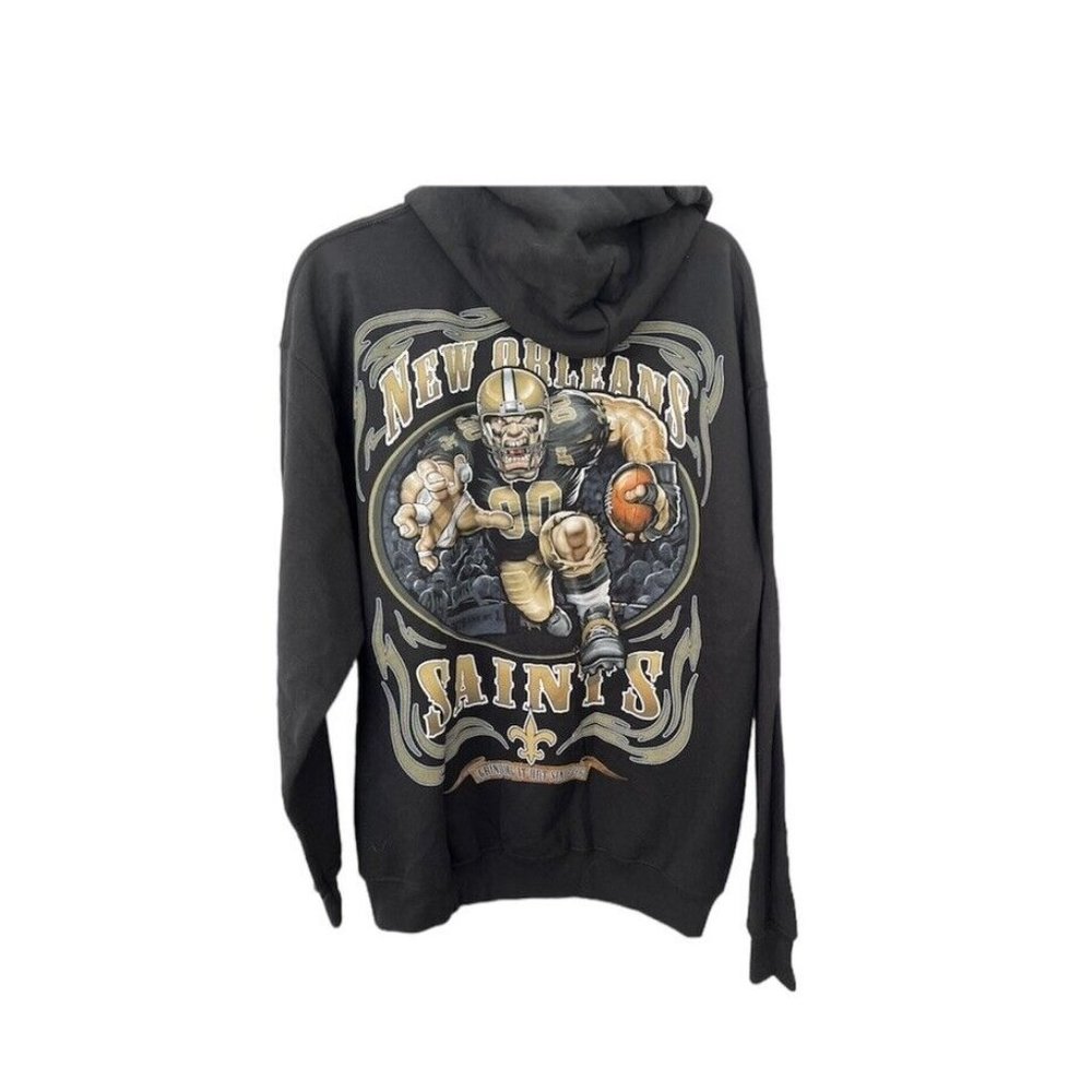 Saints Running Back Pullover Hoody NFL New Orleans Football Size L